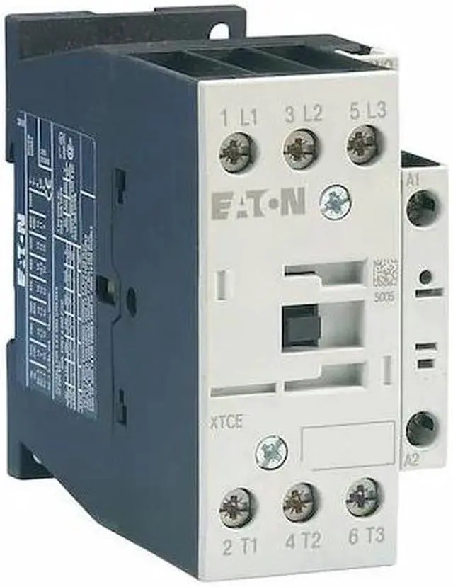 Alt view image 2 of 2 - EATON XTCE025C10A IEC Magnetic Contactor, 3 Poles, 120 V AC, 25 A, Reversing: No