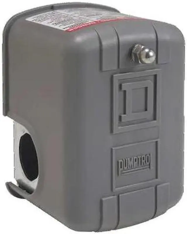 Alt view image 3 of 3 - Pressure Switch, 80-100PSI, 1Port, DPST, 10A