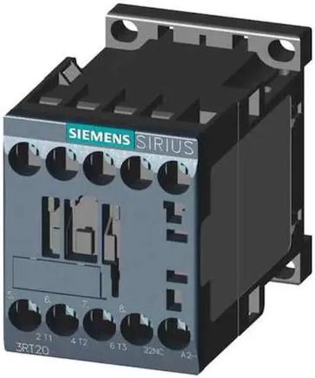Alt view image 2 of 3 - SIEMENS 3RT20161BB42 IEC Magnetic Contactor, 1NC, 24V DC, 3 P, Reversing: No
