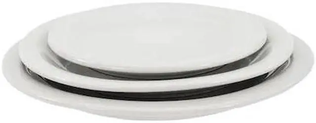 Main image of CRESTWARE ALR44 Plate, 9", Ceramic Bright White PK24