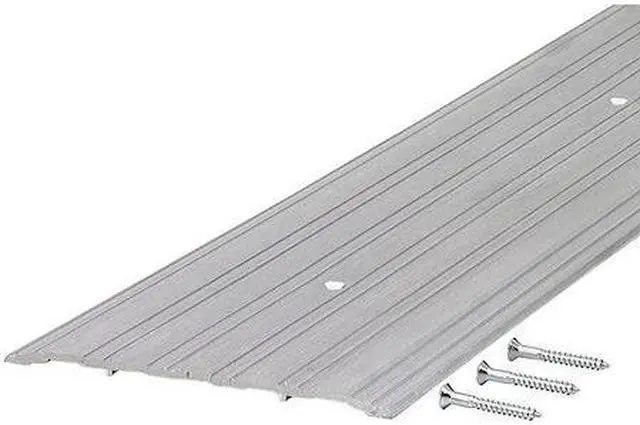 Main image of ZORO SELECT 5MFJ4 Saddle Threshold,Fluted Top,3 ft.,Alum