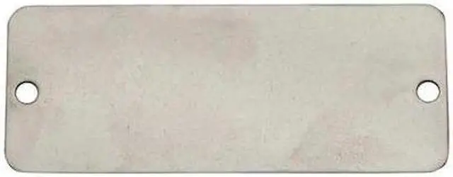 Alt view image 3 of 3 - Blank Tag,Rectangle,Steel,PK25 C.H. HANSON 43112