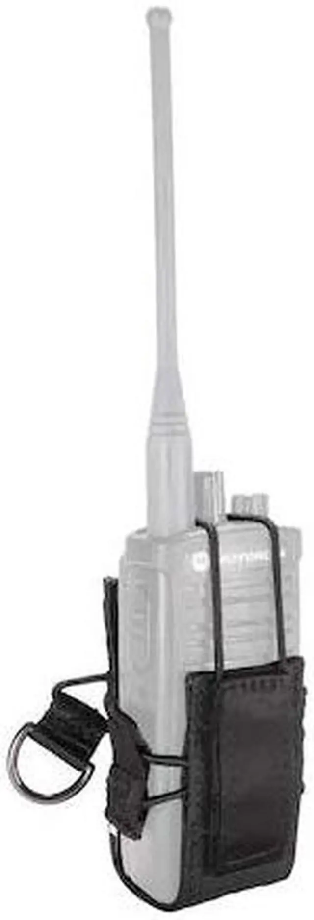 Main image of ERGODYNE 3772L Radio Holster Trap, Black, L