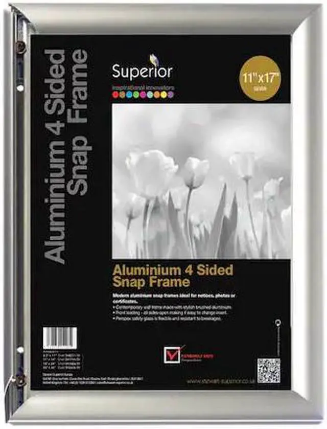 Alt view image 2 of 2 - Snap Frame 11 X 17 Silver