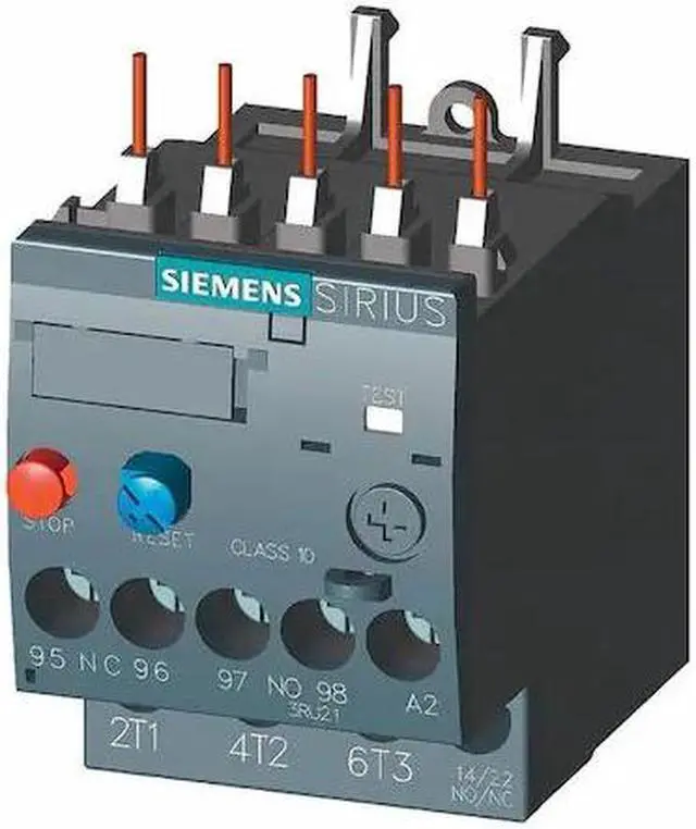 Alt view image 2 of 2 - SIEMENS 3RU21161CB0 Overload Relay,1.80 to 2.50A,3P,Class 10