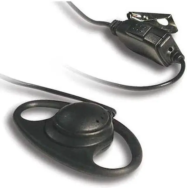 Alt view image 9 of 9 - Clip Microphone Headset With Earphone For Tk Model Radios Kenwood KHS-27