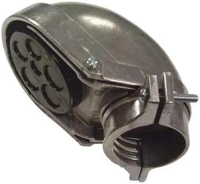 Alt view image 2 of 2 - RACO 2408 EMT/IMC Cap, 2 in, Snap-On, Aluminum, Plain, Natural