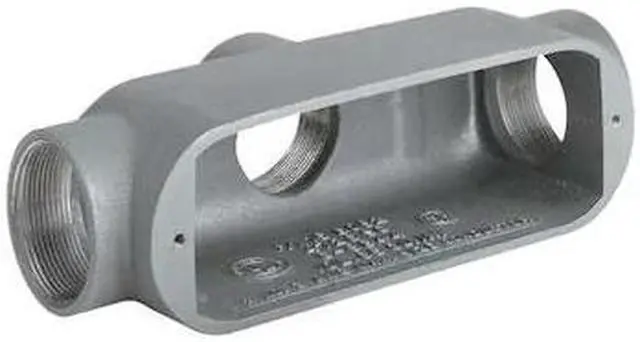 Alt view image 2 of 2 - HUBBELL KILLARK OTB-2 Conduit Outlet Body,TB,3/4 In.