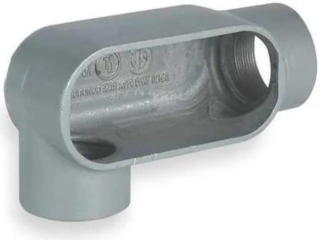 Main image of HUBBELL KILLARK LR67 Conduit Outlet Body,Iron,LR,2 In.