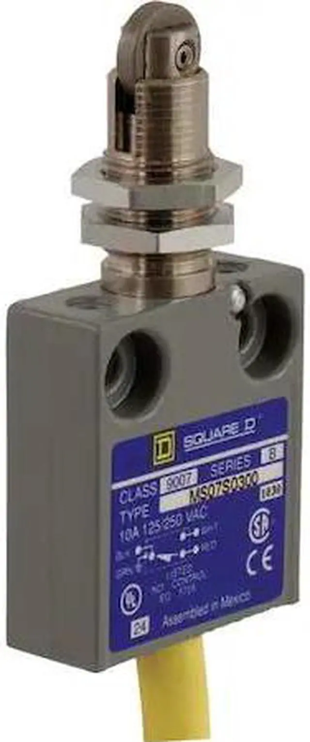 Alt view image 2 of 2 - Mini Limit Switch, P Roll Plunger, Bush Mt