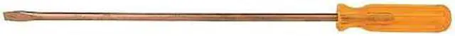 Main image of AMPCO SAFETY TOOLS S-53 Non-Sparking Slotted Screwdriver 3/16 in Round