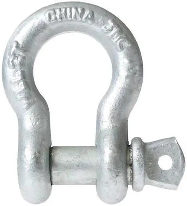 Main image of US CARGO CONTROL SPAS2 2" Galvanized Screw Pin Anchor Shackle - Import - 35 Ton