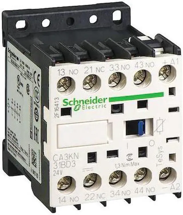 Alt view image 2 of 2 - Schneider Electric Control Relay 600Vac 10Amp Iec +Options HAWA CA3KN31BD3