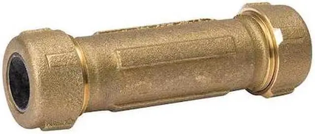 Alt view image 6 of 6 - ProLine 1/2 In. IPS & 3/4 In. CTS Brass Compression Repair Coupling 160-304NL
