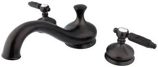 Alt view image 3 of 3 - Kingston Brass KS3335GL Roman Tub , Faucet, Oil Rubbed Bronze