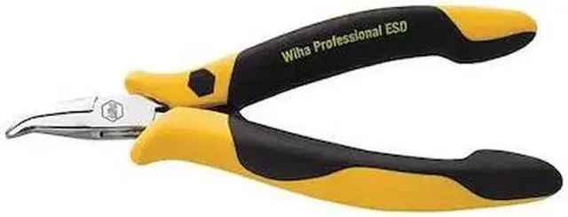 Alt view image 3 of 6 - Wiha 32744 Snipe (Chain) Bent 45 Degree Nose Pliers - ESD Safe