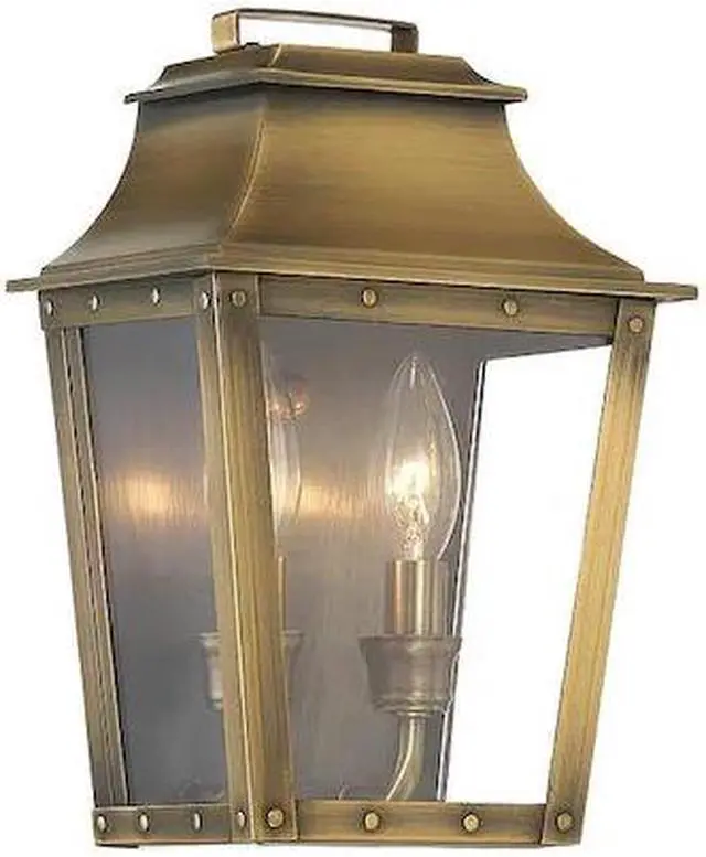 Main image of ACCLAIM LIGHTING 8423AB Pocket Wall Light,2-Light,Aged Brass