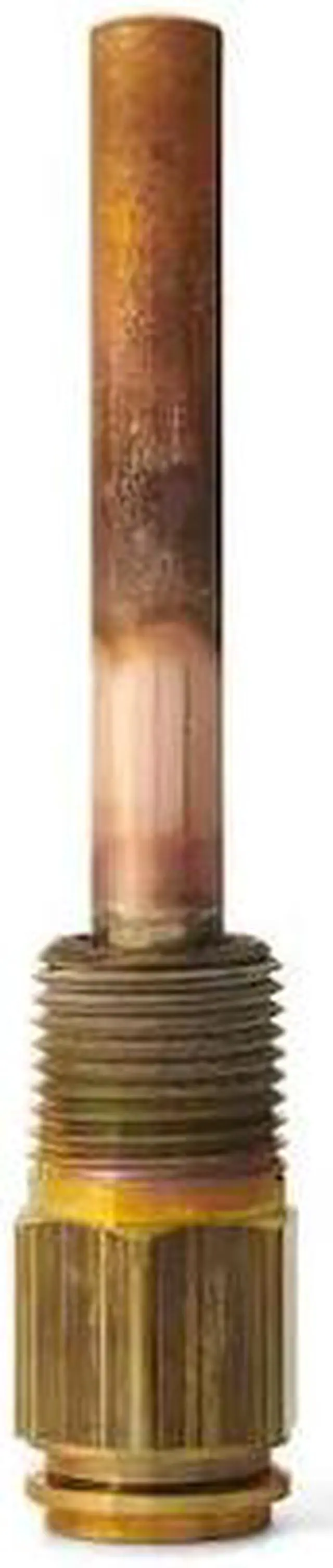 Alt view image 4 of 4 - Honeywell 121371L 1/2" NPT Copper Immersion Well with 3/8" Bulb & Mounting Clamp