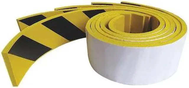 Main image of ZORO SELECT 8CCA6 4 in. Adhesive Foam Strip in Yellow/Black (5-Pack)