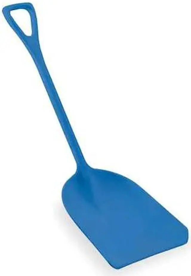 Alt view image 3 of 5 - Plastic Shovel, Blue, 14 x 17 In, 42 In L