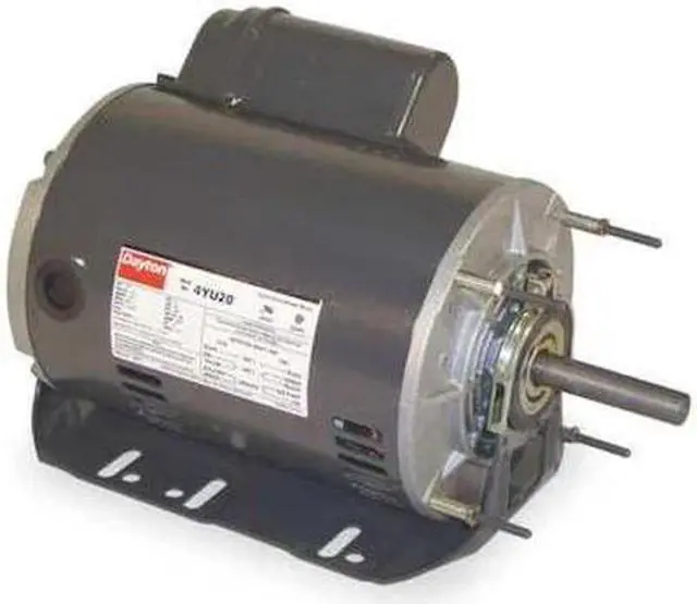 Main image of ZORO SELECT 1AGG1 Capacitor-Start Belt Drive Motor, 1/4 HP, 48YZ Frame,