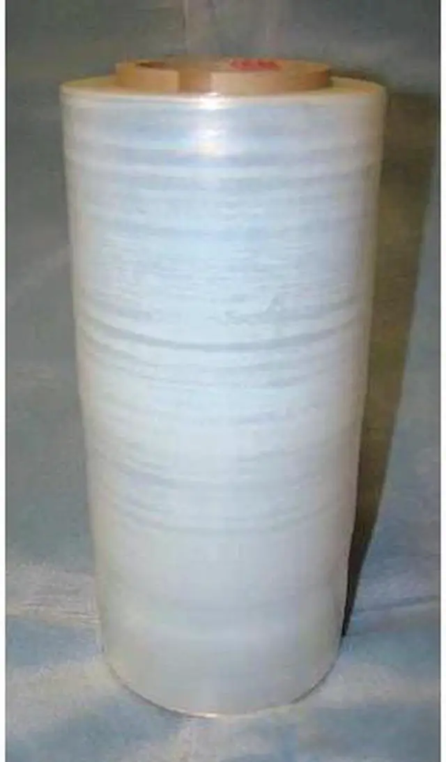 Main image of ZORO SELECT 15G109 Stretch Wrap, 12" W x 1500 ft. L, 70 ga, Cast Style, Clear,