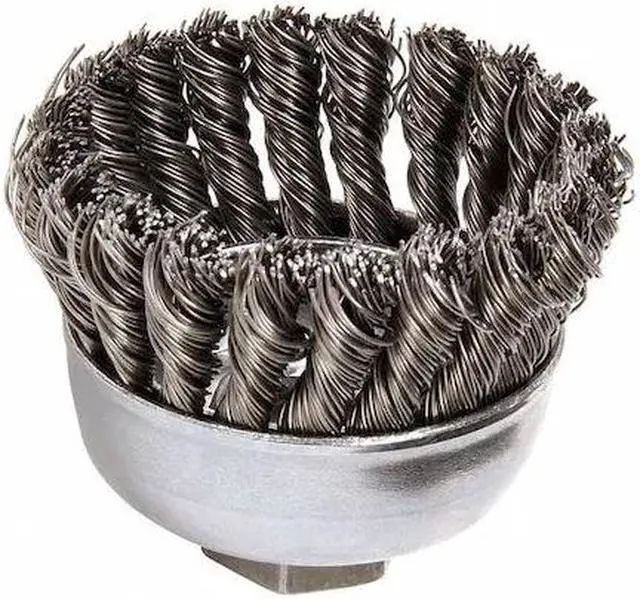 Main image of Weiler SRA-2 General-Duty Knot Wire Cup Brush .020 5/8-112 3/4" dia 13286