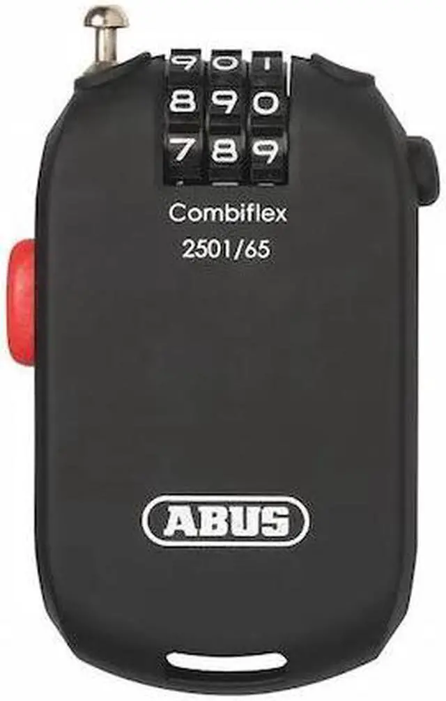 Alt view image 2 of 4 - Abus Plastic Cable Lock x 5/64", Black   2501/65