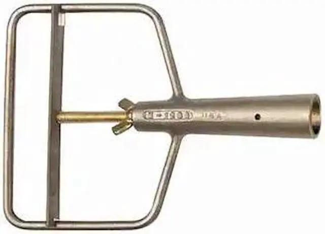 Alt view image 2 of 2 - AMPCO SAFETY TOOLS M-1286 9" Mop Holder, Yellow, Aluminum