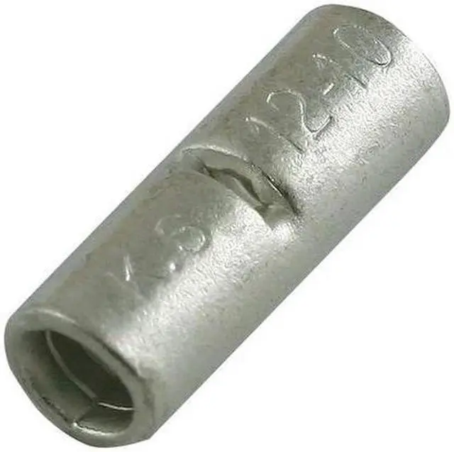 Main image of POWER FIRST 4FRG9 Butt Splice Wire Connector, 10 AWG Max, Bare, None
