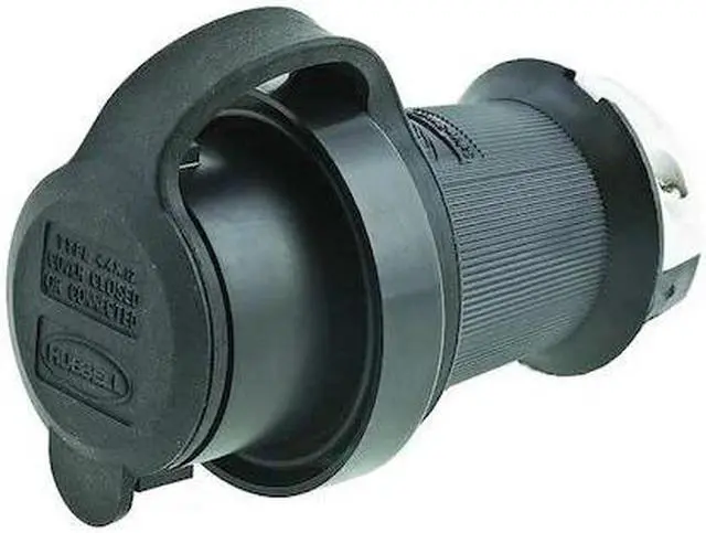 Alt view image 2 of 3 - HUBBELL WIRING DEVICE-KELLEMS HBL2321SW Watertight Locking Plug, L6-20P, 20 A,
