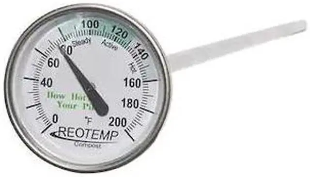 Alt view image 2 of 2 - REOTEMP FG20P Bimetal Thermom,2 In Dial,0 to 200F