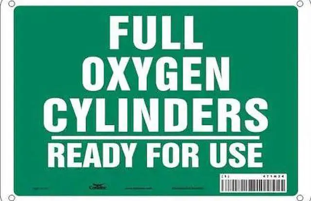 Main image of CONDOR 471N34 Safety Sign, 7 in Height, 10 in Width, Aluminum, Vertical