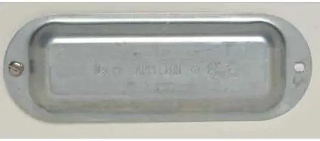 Alt view image 2 of 2 - APPLETON ELECTRIC K250&300 Conduit Body Cover,Screw In,Form 35