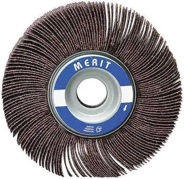 Main image of MERIT 08834130643 Flap Wheel,1.5  D,1.5  W,Shk 1/4, 60