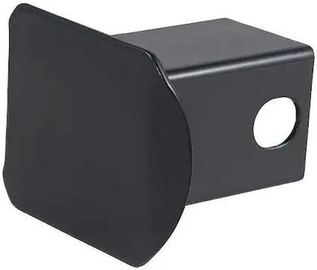 Main image of CURT 22750 Black Steel Hitch Tube Cover,2",22750