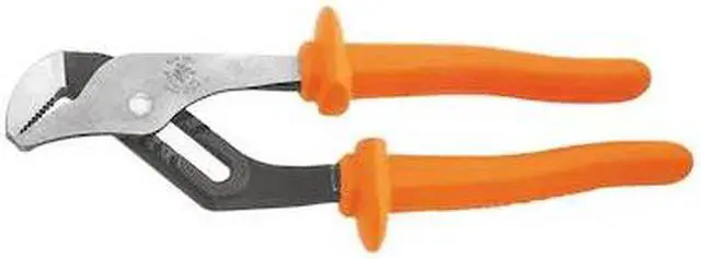Main image of KLEIN TOOLS D502-10-INS 10 1/4 in Straight Jaw Water Pump Plier Serrated,