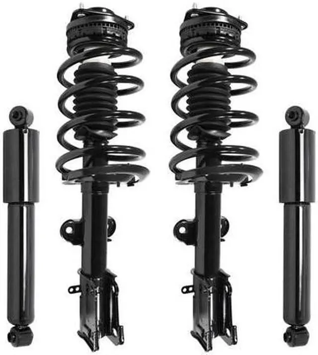 Alt view image 2 of 2 - Unity Automotive 4-11970-253050-001 Fnt & Rr Complete Strut Assembly Shock Kit For 2008-2014 Chrysler Town & Country, 2008-2014 Dodge Caravan