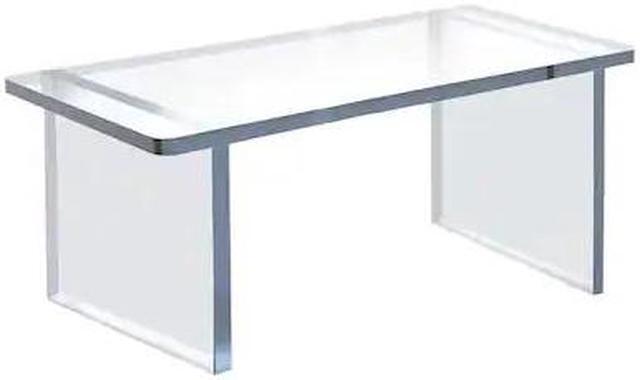 Main image of AZAR DISPLAYS 515379 Clear Acrylic 22"W x 9"H 1/2" Thick Riser w/ Bumpers