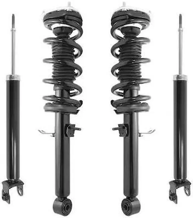 Alt view image 2 of 2 - Unity Automotive 4-11405-255150-001 Fnt & Rr Complete Strut Assembly Shock Kit For 2009-2016 Nissan 370Z