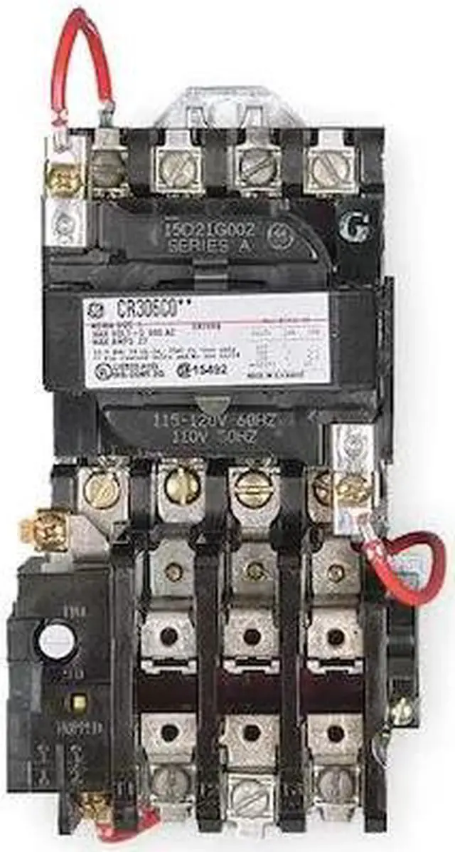 Alt view image 2 of 2 - GE CR306C002 Nonreversing Magnetic Motor Starter, No Enclosure NEMA Rating,