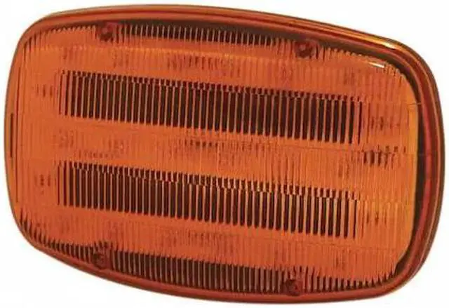 Main image of ECCO ED0016A Warning Light,Amber,3-29/32" H