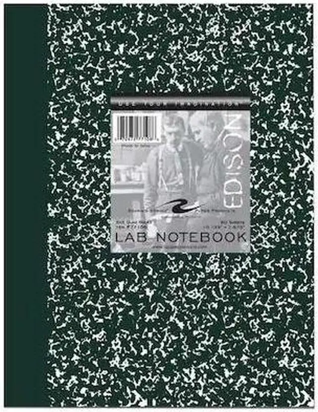 Alt view image 6 of 12 - ROARING SPRING 77108 Lab Notebook,8 in. x 10 in.,Green