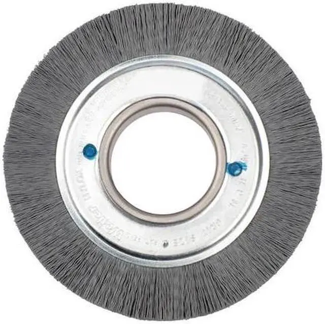 Main image of WEILER 83050 6" Crimped Filament Nylox Wheel .040/80SC Fill 2" Arbor Hole