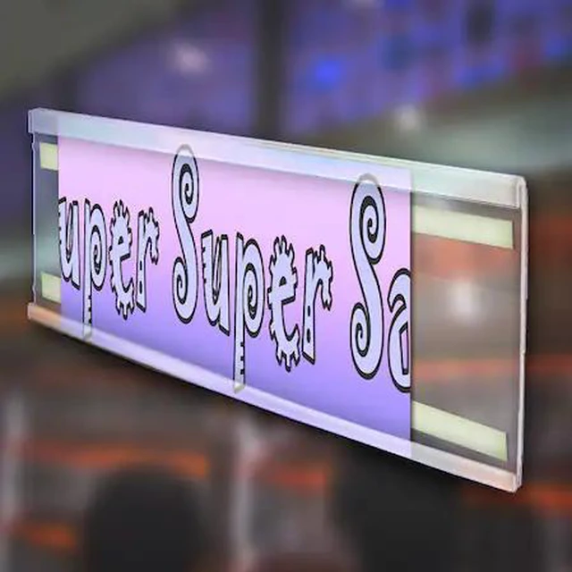 Main image of AZAR DISPLAYS 600084 4" H Clear C-Channel. 6-Foot Length, PK5