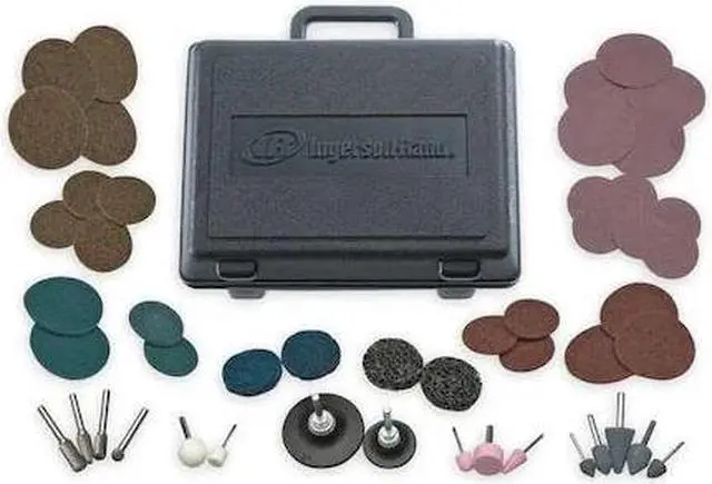 Alt view image 3 of 3 - INGERSOLL RAND 23A-VAR-GR Die Grinder Accessory Kit,50 Pc,w/Case
