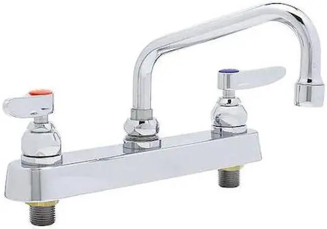 Alt view image 2 of 2 - T&S B-1120 Swing Kitchen Faucet, Chrome, 2 Holes