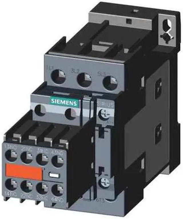 Main image of SIEMENS 3RT20251AK643MA0 IEC Magnetic Contactor, 2NC/2NO, 110V-120V AC, 3 P,