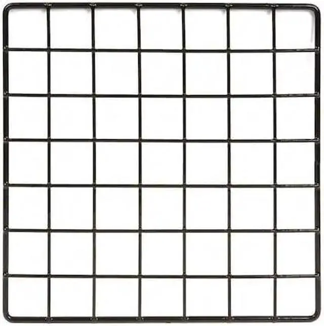 Alt view image 2 of 2 - 10"L x 10"W Epoxy Coated Grid Cubbies - Black Color,Pack Size - 48