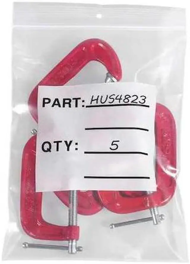 Main image of PARTNERS BRAND PB12007 Parts Bags W/ Hang Holes, 6" x 9", 4 mil, Clear, 1000 PK